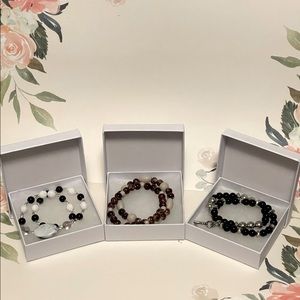 Custom made stretch bracelets. $7 each